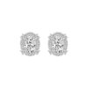 Halo Diamond Earrings