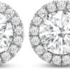 halo diamond earrings