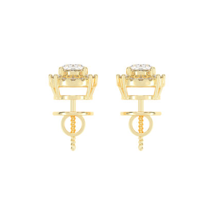 Halo Diamond Earrings