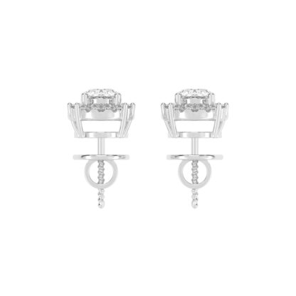 Halo Diamond Earrings