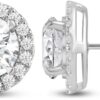halo diamond earrings