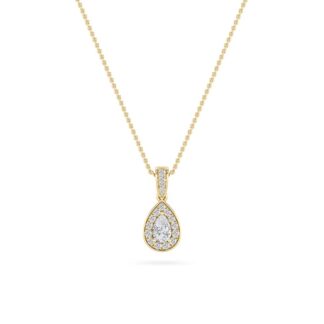 pear round pendant